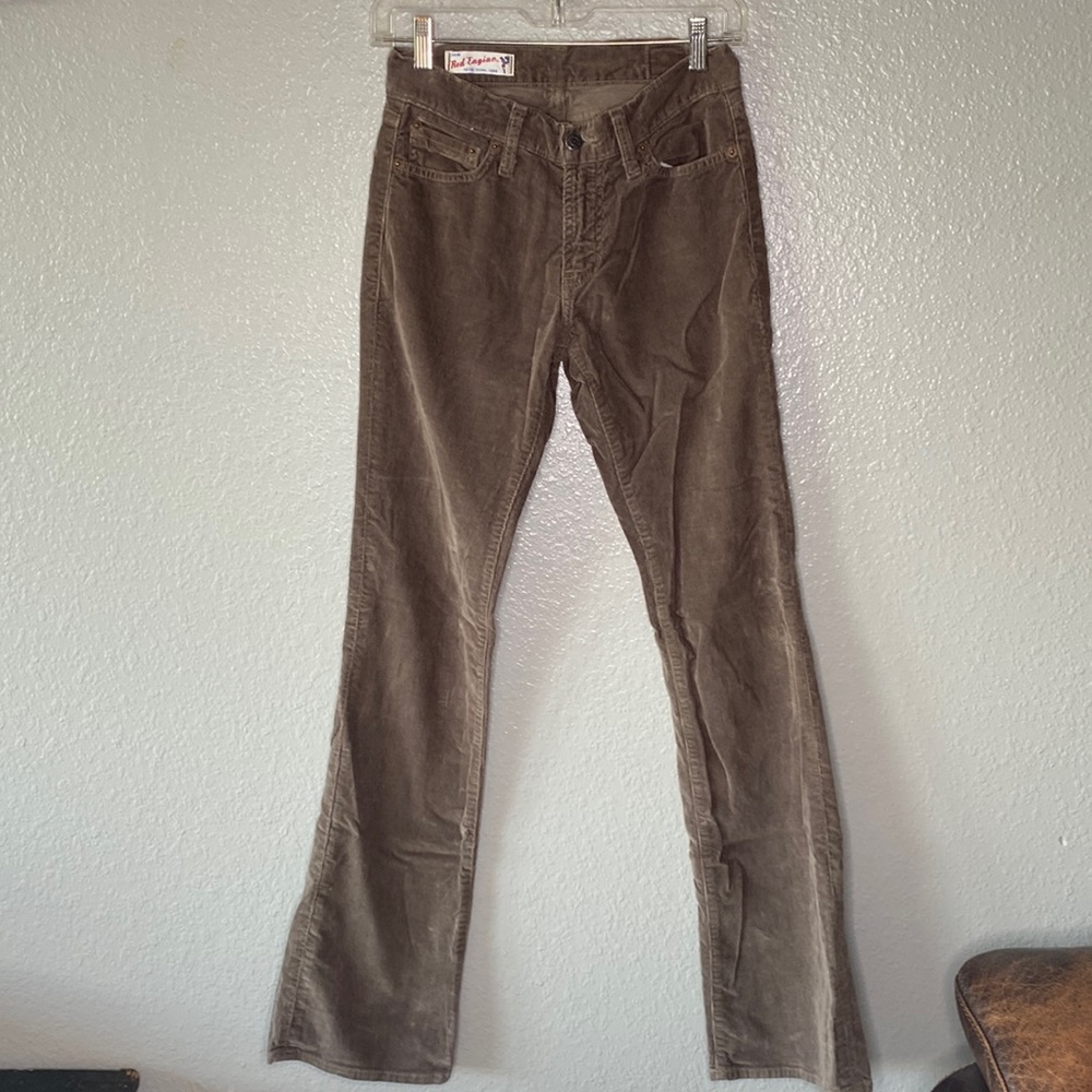 Vintage Red Engine Brown Corduroy Jeans